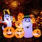 6Ft Halloween Inflatable Pumpkin And Ghost Combo Decor W/ Led And Air Blower